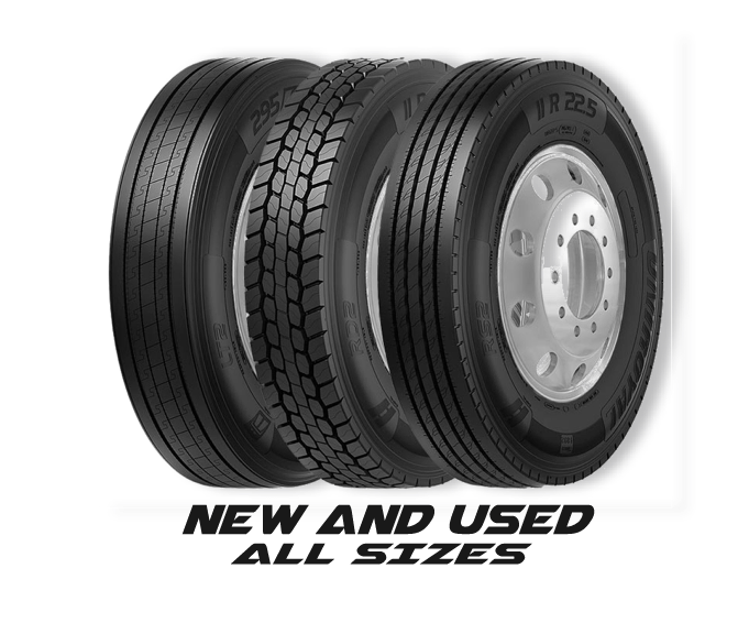 3. Truck / Trailer Tires – Sizes Vary